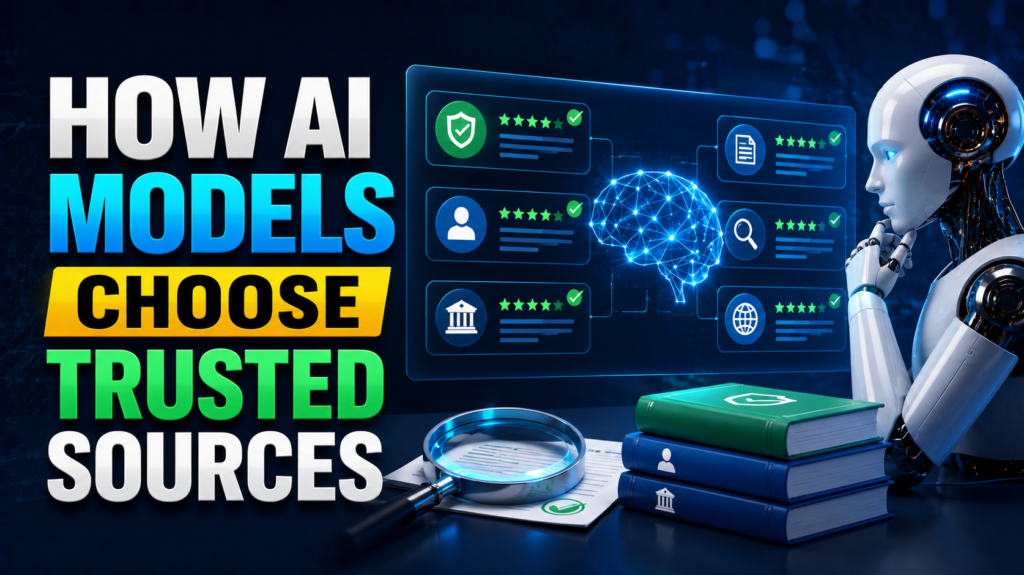 How AI Models Choose Trusted Sources