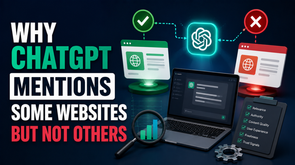 Why ChatGPT Mentions Some Websites but Not Others