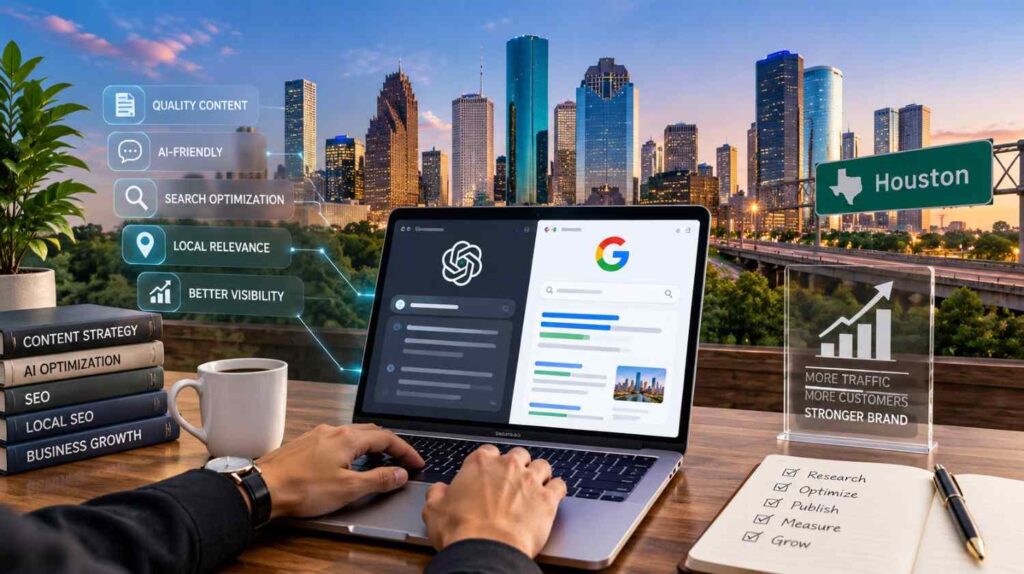How Houston Businesses Can Optimize Content for ChatGPT and Google AI